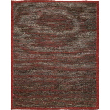 Tappeto Gabbeh Fine Persia Astratto Rosso Marrone 168x209 Cm