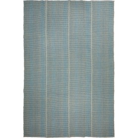 Tappeto Kilim Persia Geometrico Azzurro Beige 201x309 Cm
