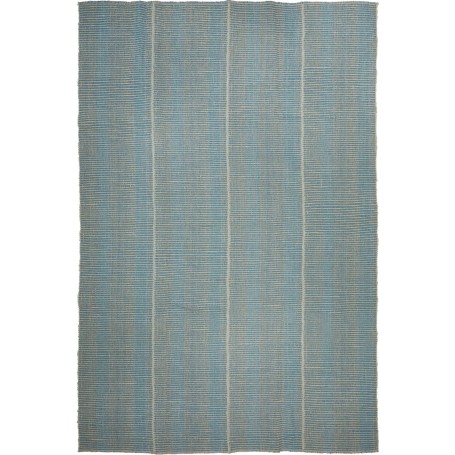Tappeto Kilim Persia Geometrico Azzurro Beige 201x309 Cm
