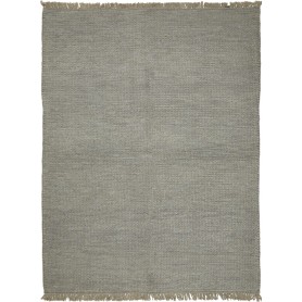 Tappeto Kilim Persia Tinta Unita Grigio Naturale 172x235 Cm