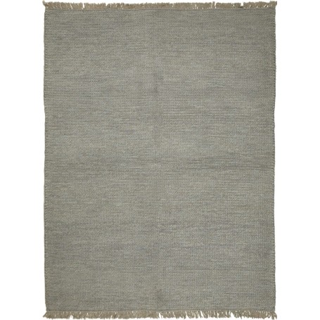 Tappeto Kilim Persia Tinta Unita Grigio Naturale 172x235 Cm