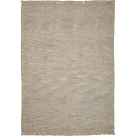 Tappeto Kilim Persia Tinta Unita Beige Chiaro Grigio 174x242