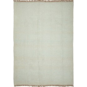 Tappeto Kilim Persia Tinta Unita Avorio Tenue 206x287 Cm