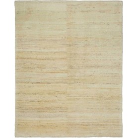 Tappeto Gabbeh Persia Astratto Crema Naturale 157x202 Cm