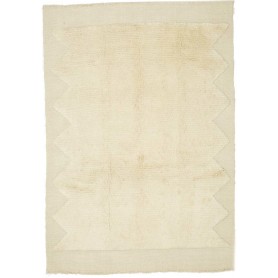 Tappeto Gabbeh Persia Geometrico Crema Naturale 166x232 Cm