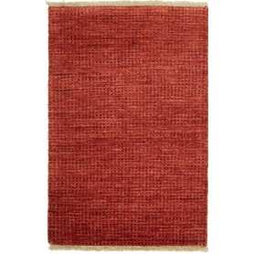 Tappeto Shayan Pakistan Astratto Rosso Mattone 60x91 Cm