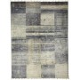 Tappeto Siva Pakistan Geometrico Grigio Crema 150x200 cm