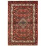 Tappeto Medaglione Rosso Terracotta Blu 100x150 Cm