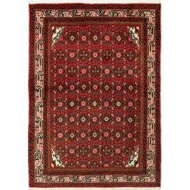 Tappeto Geometrico Rosso Verde 102x145 Cm