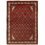 Tappeto Geometrico Rosso Verde 102x145 Cm
