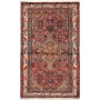 Tappeto Geometrico Rosso Mattone Blu 98x160 Cm