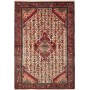 Tappeto Medaglione Rosso Avorio 103x152 Cm