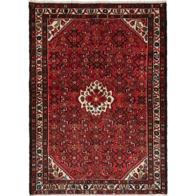 Tappeto Medaglione Rosso Crema 138x190 Cm