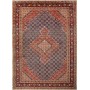 Tappeto Ardabil Persia Medaglione Indaco Rosso 195x275 Cm