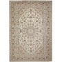 Tappeto Kashan Persia Medaglione Avorio Bordeaux 248x358 Cm