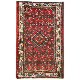 Tappeto Medaglione Rosso Blu 85x133 Cm