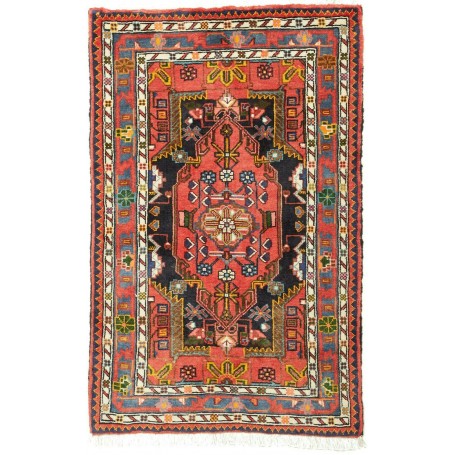 Tappeto Geometrico Rosso Blu 78x123 Cm