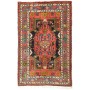Tappeto Geometrico Rosso Blu 78x123 Cm