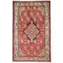 Tappeto Geometrico Rosso Marrone 80x129 Cm