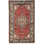 Tappeto Geometrico Rosso Avorio 82x137 Cm