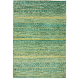 Tappeto Royal Gabbeh Pakistan Astratto Acqua Giallo Ocra 80x