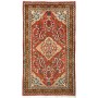 Tappeto Medaglione Rosso Crema 74x133 Cm