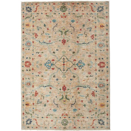 Tappeto Zigler Fine Pakistan Floreale Beige Multicolore 145x