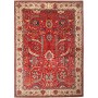 Tappeto Aryana Fine Pakistan Floreale Rosso Crema 242x340 cm