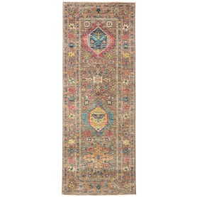 Tappeto Tribal Pakistan Astratto Marrone Terra Di Rosso 76x2