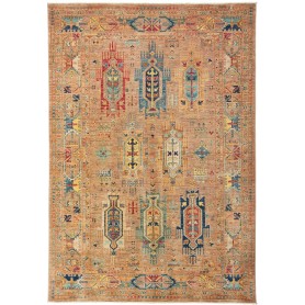 Tappeto Tribal Pakistan Geometrico Terracotta Blu 166x245 Cm