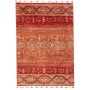 Tappeto Siva Pakistan Astratto Rosso Terracotta 80x117 cm