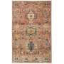 Tappeto Tribal Pakistan Astratto Marrone Terra Blu 80x125 cm