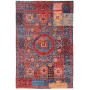 Tappeto Mamlouk Pakistan Geometrico Rosso Blu 117x179 cm
