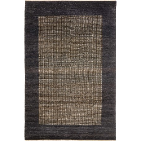 Tappeto Shayan Pakistan Geometrico Antracite Beige 149x199 C