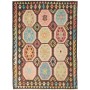 Tappeto Kilim Afghanistan Geometrico Marrone Pastello 175x23