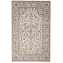 Tappeto Kashan Persia Medaglione Crema Blu 196x310 Cm
