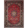 Tappeto Ardakan Persia Medaglione Rosso Blu 255x362 Cm