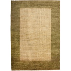 Tappeto Shayan Pakistan Geometrico Crema Verde Oliva 200x306