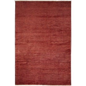 Tappeto Shayan Pakistan Tinta Unita Rosso Mattone 120x181 Cm
