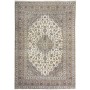 Tappeto Kashan Persia Medaglione Crema Beige 207x300 Cm