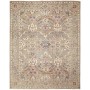 Tappeto Malka Pakistan Medaglione Grigio Rosa 247x307 Cm