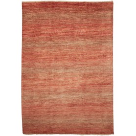 Tappeto Shayan Pakistan Astratto Rosso Beige 78x125 Cm