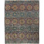Tappeto Mamlouk Pakistan Astratto Blu Oro 246x303 Cm