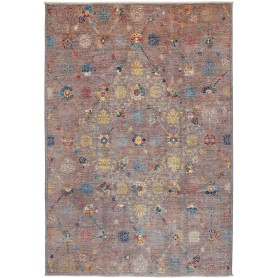 Tappeto Shahi Fine Pakistan Medaglione Grigio-marrone Di Gia
