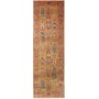 Tappeto Tribal Pakistan Geometrico Ocra Dorato Terracotta 80