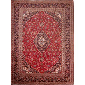 Tappeto Ardakan Persia Medaglione Rosso Blu 295x400 Cm