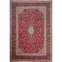 Tappeto Ardakan Persia Medaglione Rosso Blu 243x355 Cm