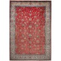 Tappeto Sarough Persia Floreale Rosso Corallo Blu 270x390 Cm