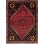 Tappeto Shiraz Persia Geometrico Rosso Scuro 177x240 Cm