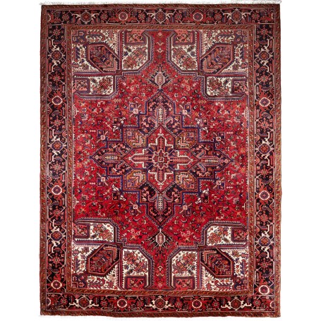Tappeto Gorawan Persia Geometrico Rosso Blu 260x336 Cm